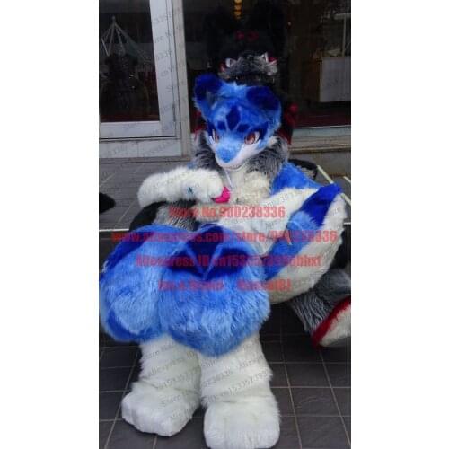 3-D Eyes Fursuit Fullsuit Huksy Dog Costumes Full Furry Suit Furries Anime BJ0017 Teen Costumes Full Furry Suit FOR Child Adult
