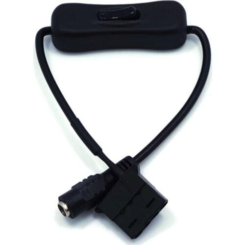 30cm Big 4Pin Cable With Switch Line 12V Power Adapter Cables, To Computer Case Fan Cable Adapter, Routers Connectors Line