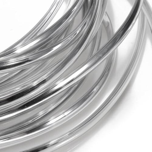 6M Car Car Door Edge Guards Trim Molding Rubber Seal Protector with Fits Most Cars Silver