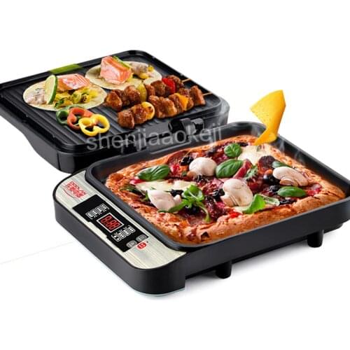 Automatic Electric Baking Pan Double-sided Household Intelligent timing multi-function suspension non-stick frying machine