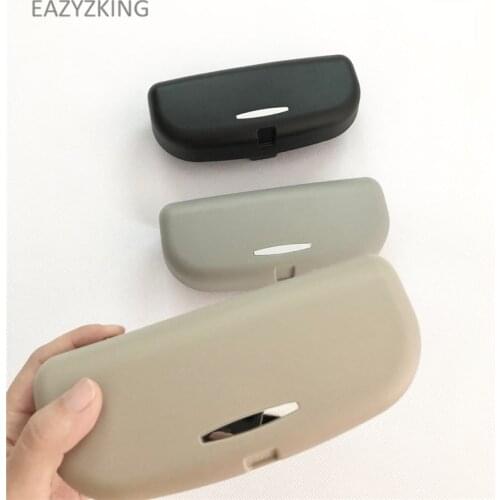 EAZYZKING Car Glasses Case Holder Box For Volvo S60 S80 S40 XC60 XC90 V40 V60 C30