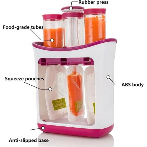 Childrens Fruit Mashing Squeezing Household Kitchen Packing Machine Food Supplement Machine Food Storage Machine