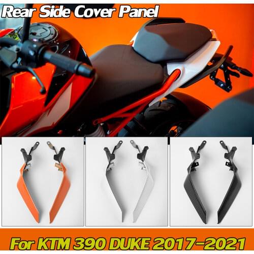 For KTM DUKE 390 2017 2018 2019 2020 2021 Rear Passenger Pillion Frame Seat Side Cover Panel Fairing Cowl Motorcycle Accessories