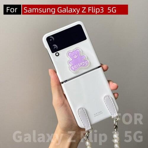 For Samsung Galaxy Z flip 3 case,Z flip3 case cute,z flip 3 case strap, Z flip3 case for girl