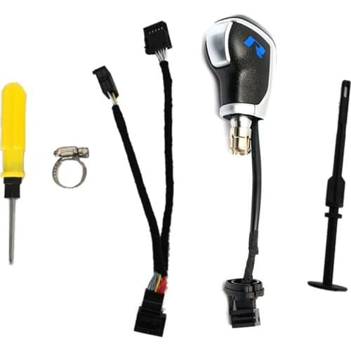 Electronic Shift Handle for -Golf Passat Tiguan Series Transmission Automatic Electric LED Gear Shift Knob