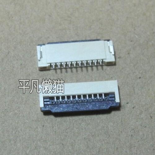 FPC 10-pin 1.0MM pitch Lower connection Flip-flop socket Notebook Start-up touch keyboard buckle seat