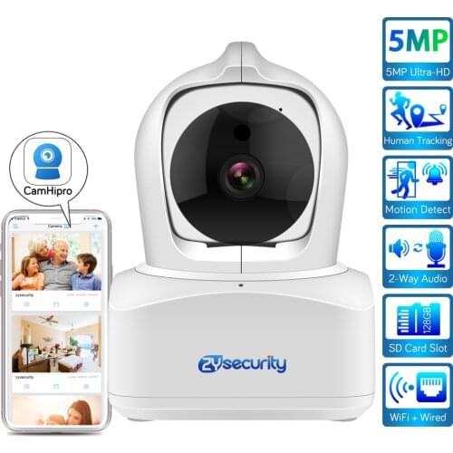 5MP 3MP IP Camera Dome WiFi 15M IR Night Vision Wireless Humanoid Tracking CCTV Camera Video Surveillance Pet Camera CamHipro