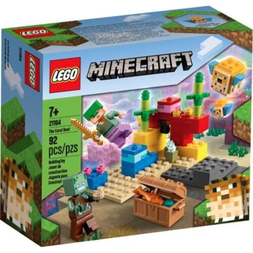 Lego 21164 Minecraft The Coral Reef great toys birthday gift kids 92pcs children imaginative bricks figures playsets building