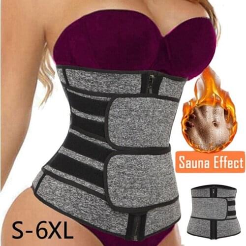 Professional Neoprene Sauna Waist Trainer Corset Sweat Belt Women Weight Loss Burning Fat Compression Trimmer Waist Support