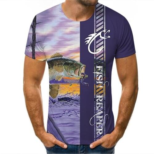 2021 Beautiful Fishing Camo 3D All Over Printed men t shirt Harajuku Fashion Short sleeve shirt summer streetwear Unisex tshirt