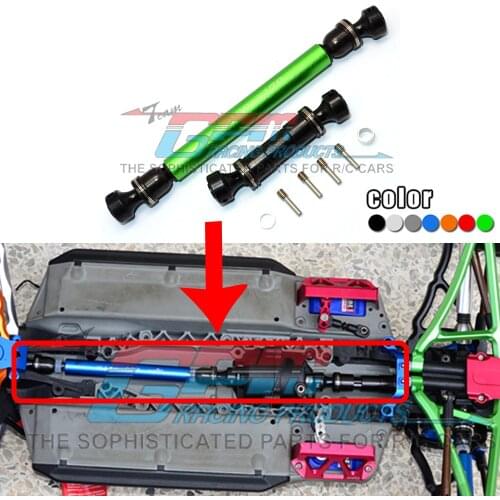 GPM metal steel front and Rear central drive shaft #5650R for 1/10 TRAXXAS E-REVO 2.0 86086-4/56087-1 SUMMIT Monster Truck