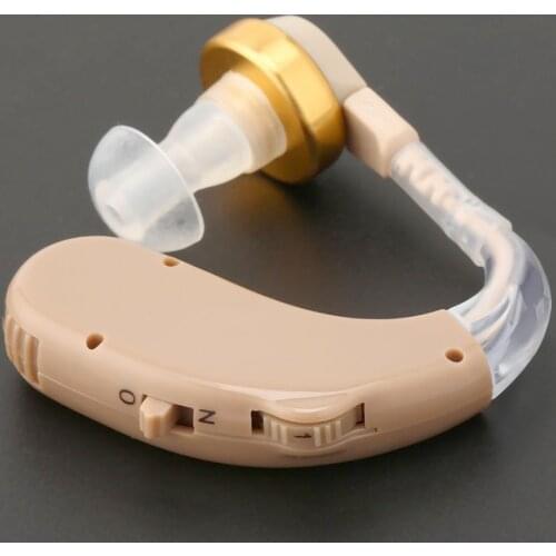 Mini Rechargeable Wireless Hearing Aid Digital BTE Hearing Aids Adjustable Tone Sound Amplifier Portable Deaf Elderly Ear Care