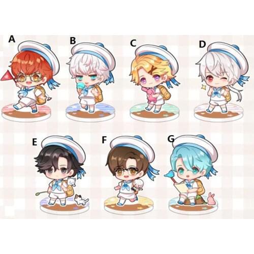 Mystic Messenger Jumin Yoosung Sailor Acrylic Figure Keychain Strap Stand 8cm