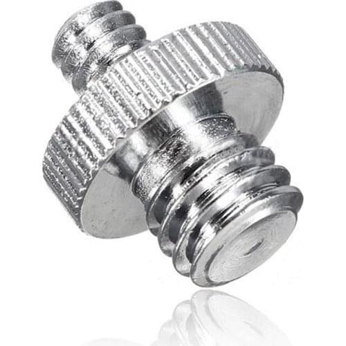 New 1 pcs Delicate 1/4''-3/8'' Male Threaded Screw Adapter for Camera Tripod Monopod Ballhead Head