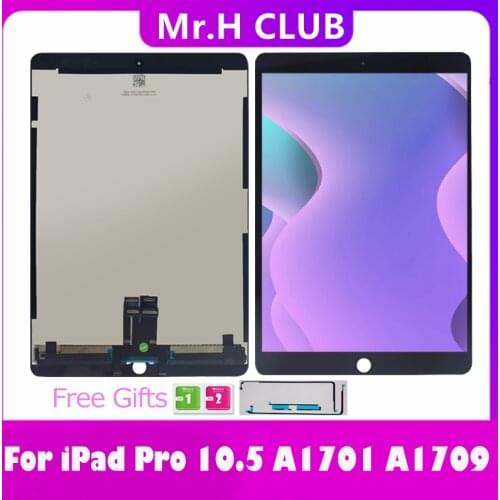 NEW 100% Tested LCD For iPad Pro 10.5 A1701 A1709 LCD Display Touch Screen Digitizer Assembly Replacement AAA+++ Quality