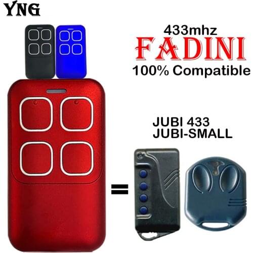 NEW FADINI JUBI 433 Remote Control FADINI JUBI-SMALL Garage Door Remote Control 433mhz Rolling Code