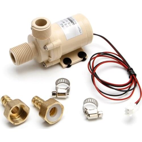 Very Durable 12V Solar Submersible Hot Water Pump Circulation 212degree F Brushless Motor High Pressure