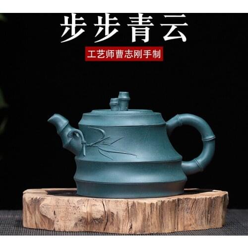 Original mine purple sand pot black green mud step by step Qingyun wholesale customized first-hand source manufacturers