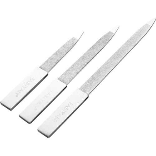 Stainless Steel Nail Art File Cuticle Pusher Remover Double Sides Scrub Buffer Lightweight compact easy to put in a cosmetic bag