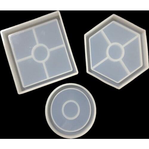 Silica gel flowerpot base tea cup pad crystal drop mold