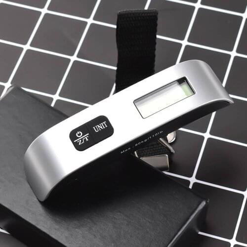 Portable 50kg 10g Hanging Scale Digital Scale Backlight Electronic Fishing Weights Pocket Scale Luggage Scales