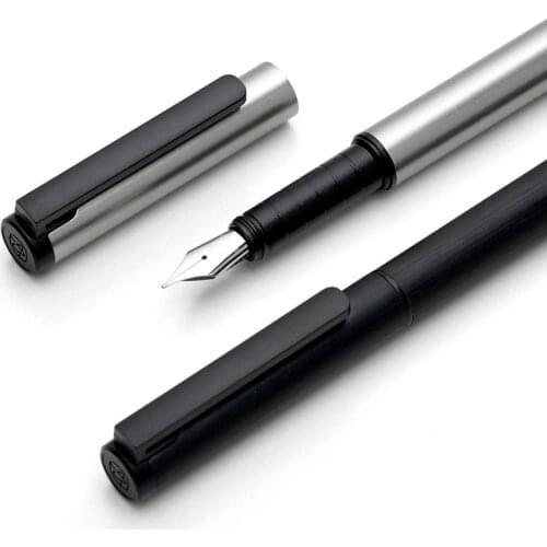 Kaco Luxury Fountain Pen Tube Business Office Calligraphy Send Gift Pen Metal Pen F Tip Stationery As Gifts Office Supplies