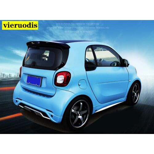 For Benz smart 453 451 Spoiler 2009-2013 High Quality ABS Material Car Rear Wing Primer Color Rear Spoiler