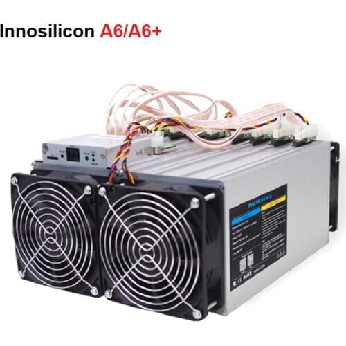 Second Used Innosilicon A6 A6+ LTCMaster Mining Hashrate 1.23Gh/s Innosilicon A6 A6 Plus With Used Power Supply
