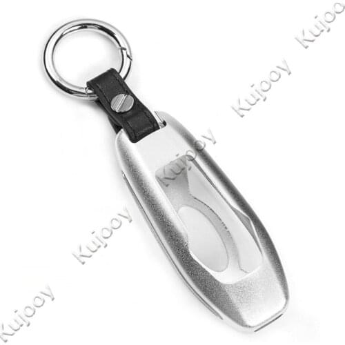 Golden /Silver Car Key Bag Holder Cover Frame Trim for Ford Mustang 2015 Edge 2015-2017 New Mondeo 2.0L 2013-2016