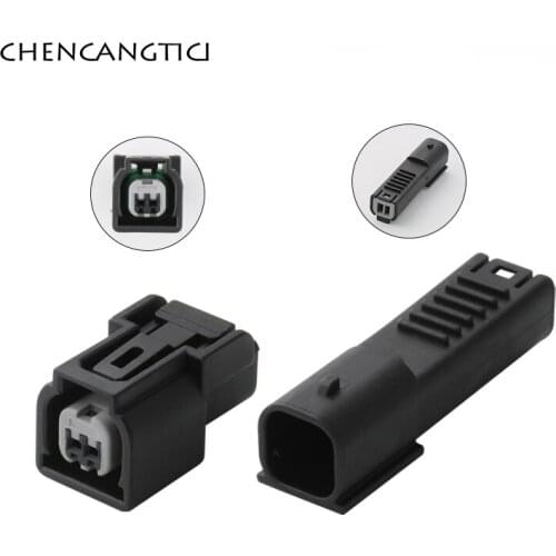 1 Set 2 Pin Way 6189-6904 Automotive Fuel Injector Electronic Waterproof Connector For Honda CB400 Accord