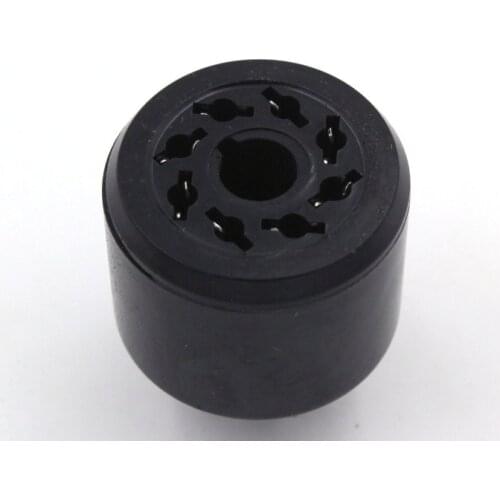 1PC 8Pins Tube Socket For EL34 6SN7 KT88 KT77 KT66 5Z4P 6V6 8-Pin Tube Base Bakelite Socket Increase The Height Free Shipping