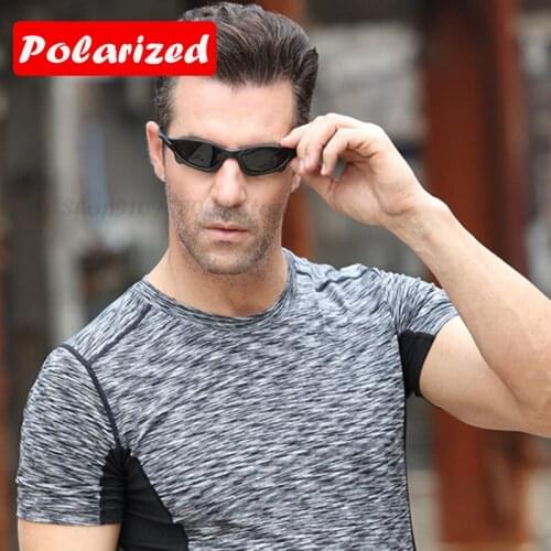 2021 Brand Design Anti-Glare Polarized Sunglasses Mens Driving Sun glasses For Men Lens Male Goggles E134