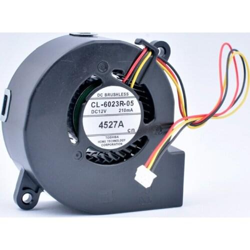 CL-6023R-05 60x60x23mm 60mm fan DC12V 210MA 4527A Turbo blower cooling fan suitable for projectors and retrofit cooling
