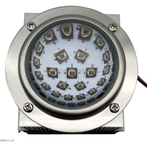 CCTV Auxiliary Lamp Supplementary Lighting 30W 40pcs 850nm LED Intergrated Lamp IR Illuminator DIY Driver Heatsink 66mm Lens Kit