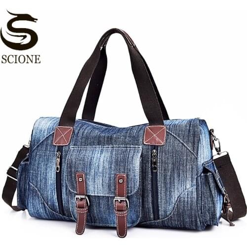 Travel Hand Bag Large Capacity Men Women Hand Luggage Travel Duffle Bag Weekend Bags Shoulder Straps Travel Bags For Male Female