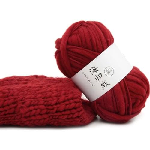 Coarse Wool DIY Soft Scarfs Sweaters Hand-woven Crochet Knitting Natural Threads