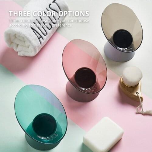 Creative Soap Box Drain Rack Simple Laundry Soap Dish Toilet Soap Shelf Vertical Separated Water-free Storage Box For Home