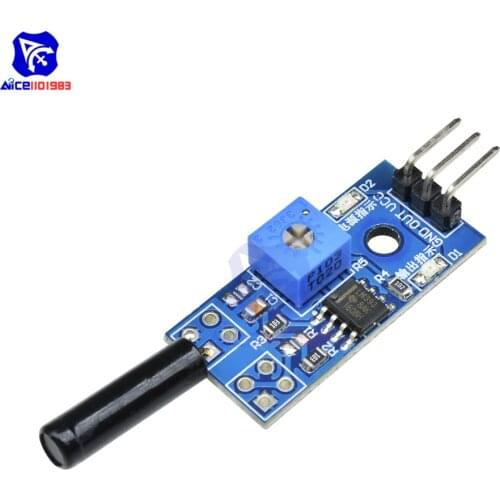 Diymore LM393 Vibration Switch Sensor Module for Intelligent Vehicle 5V 3.3V
