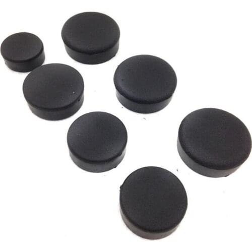Motorcycle Black Rubber Frame Fairings Plugs For Kawasaki 2006 - 2012 Ninja ZX14 ZX14R