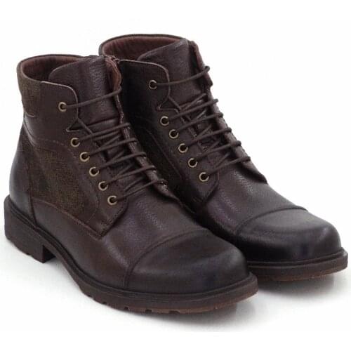 Mens Genuine Leather Boots 2020 Autumn Winter Fashion High Quality Ultra Comfort Made in Turkey