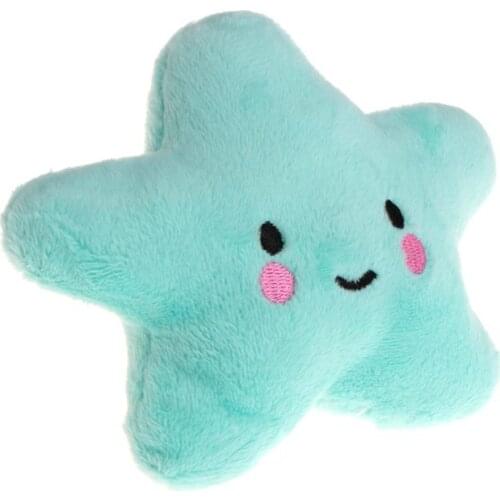 2021 New Pet Toy Plush Cloud Star Shaped Soft Squeaky Sound Cute Dog Chew Puppy Kids