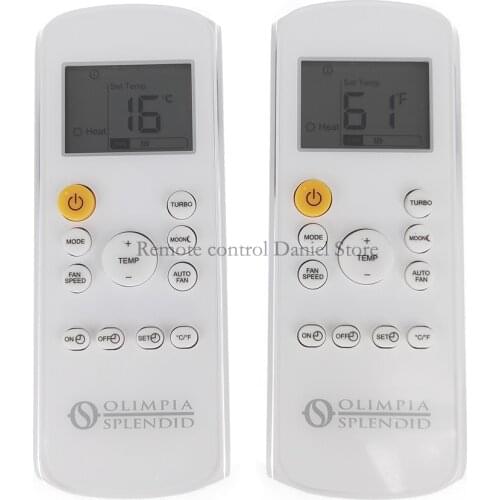 NEW Original FOR Midea Air Conditioner Remote Control RG570(B)/BGE-0S Fahrenheit/Celsius lighting Fernbedienung