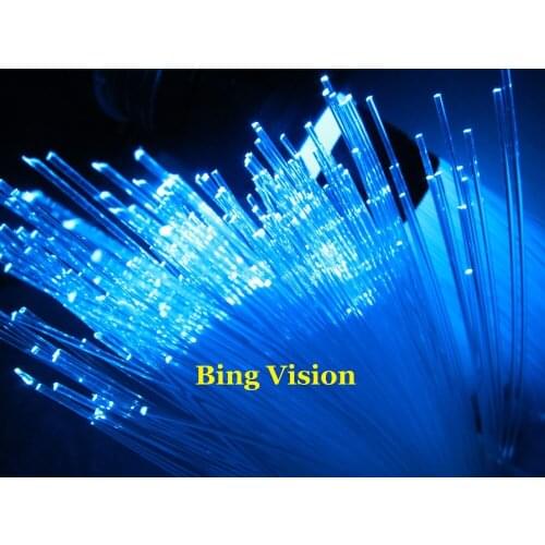 Bing Vision 1200pcs 3 size fiber high power led fiber optic twinkle star ceiling kit with IR24 Key remote glitter illuminator