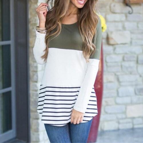 Autumn Plus Size Women Tops Color Block Striped Lace Patchwork Long Sleeve T-Shirt Women Tunic Top 5XL футболки женские