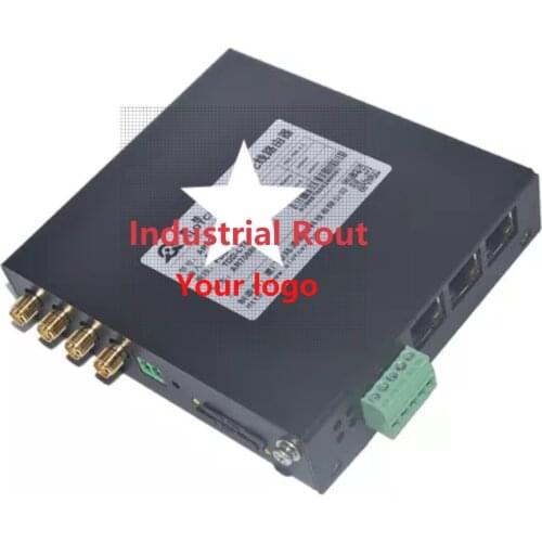 4G LTE wireless Communication Router OEM logo brand With SIM Card And Wifi fit for PLC upgrade