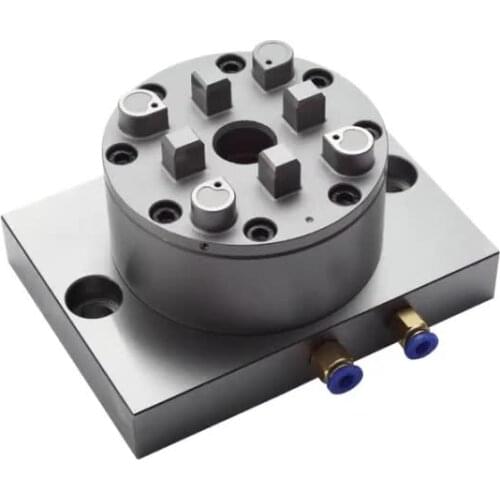 System 3R exchange pneumatic clamps fixtures or workholding system air chuck with plate