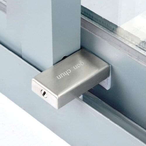 Window safe lock steel pan window lock child safety lock sliding door burglar -free installation