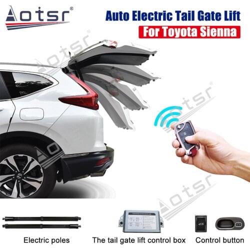 Smart Auto Electric Tail Gate Lift for Toyota sienna 2015+ with Remote Control Drive Seat Button Control Set Height Avoid Pinch