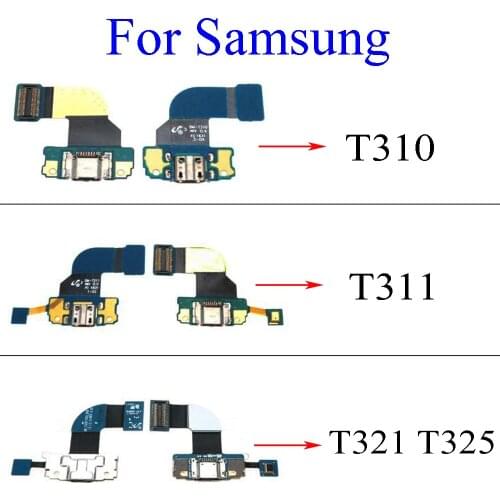 USB Charging Dock Port Socket Jack Plug Connector Charge Board Flex Cable For Samsung Galaxy T311 T310 / Tab Pro T325 T321 T320