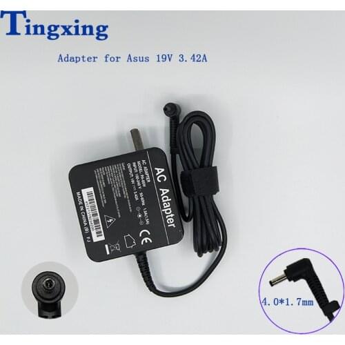 US Plug 19V 3.42A 4.0*1.7mm 65W AC laptop power adapter charger for ASUS F450LD F450VB F450VC F450VE F452CA F452EA F452EP